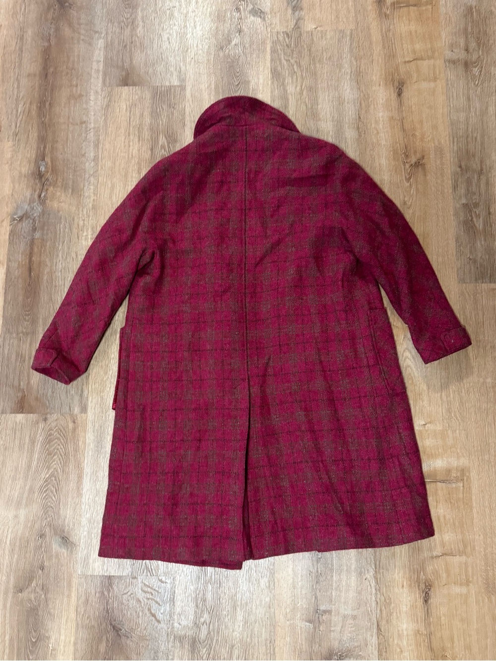 Vtg Womens Button-Front Wool Coat - Picture 6 of 16
